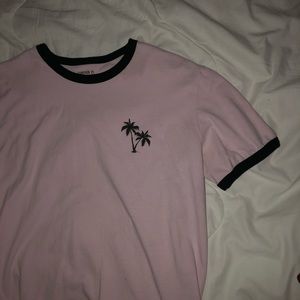 forever 21 palm tree pink shirt 🎟